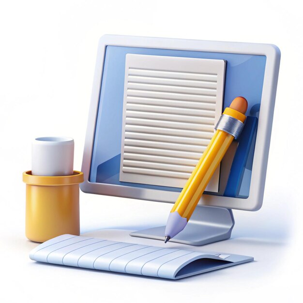 Photo copywriting writing icon