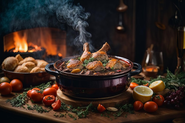 Coq au Vin A Culinary Symphony in a Pot