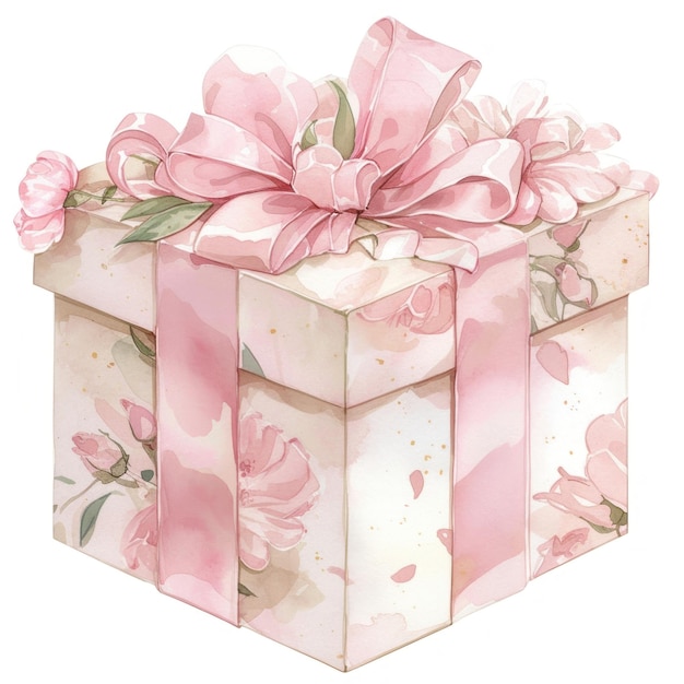 Coquette gift box letterbox blossom mailbox