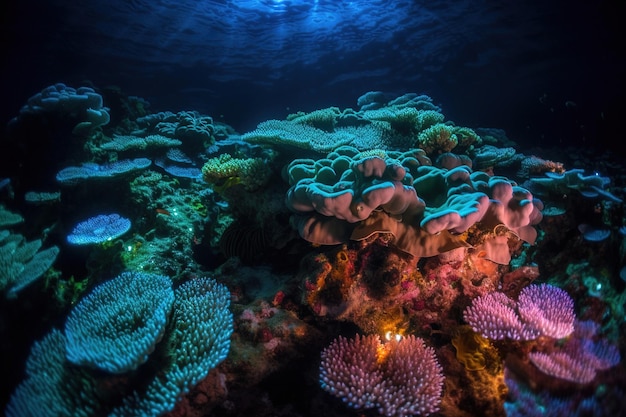 A coral reef is seen in this undated image.