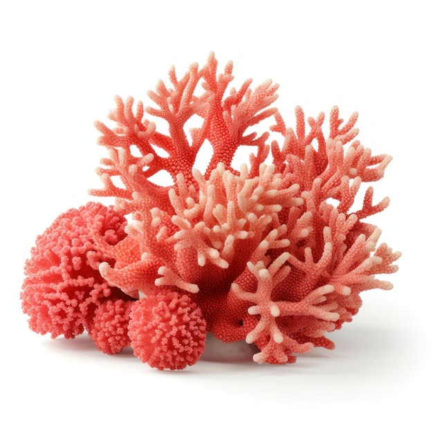 Coral reef isolated Illustration AI GenerativexA