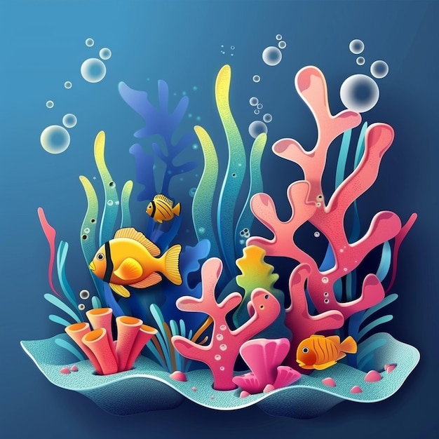 Coral reefs and fish