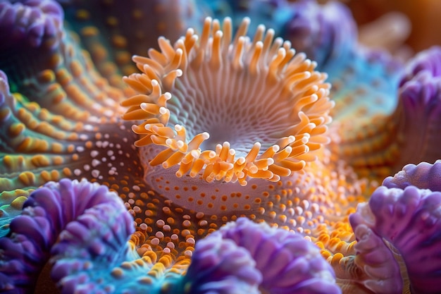 Corel closeup beautiful colorful ocean life wallpaper