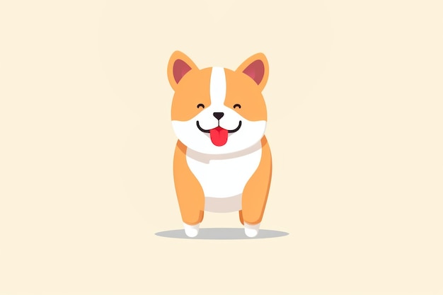 Photo corgi cartoon mammal animal