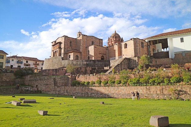 Coricancha Temple of the Sun of the Incas in Historic Center of Cusco Peru