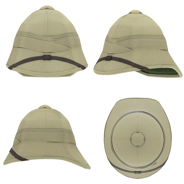 Cork pith helmet