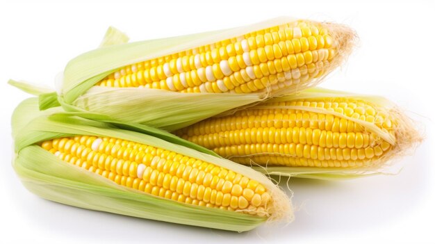 Corn on the cob is a popular food item.