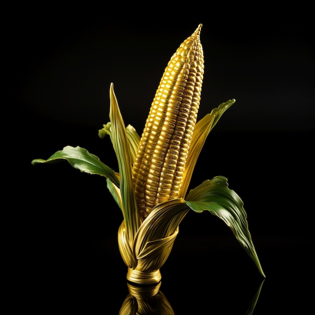 corn ear isolated