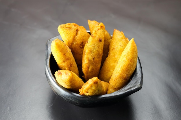 Corn empanada typical Colombian food