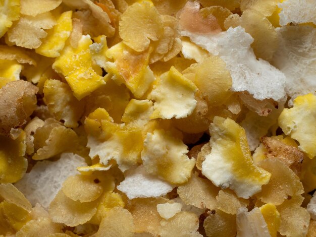 corn flakes closeup for background