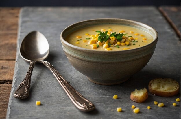 Corn and potato soup