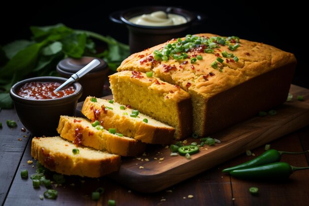 Photo cornbread with pimento cheese