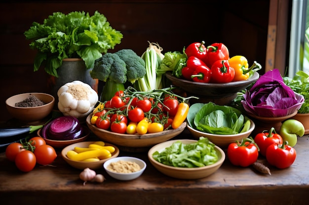 Cornucopia Fresh Produce Arranged