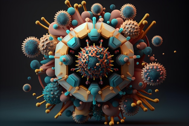 Corona Influenza Virus Molecule Generative Ai