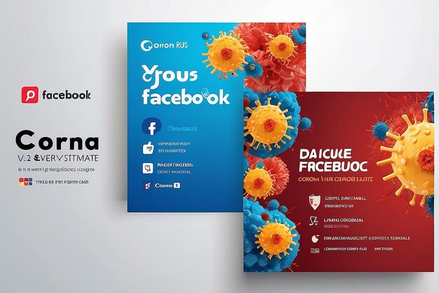 Corona Virus Facebook Cover TemplateCorona Virus Facebook Cover TemplateCorona Virus Facebook Cover Template