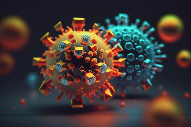 Coronavirus disease COVID19 infection medical isolated China pathogen respiratory influenza covid virus cells New official name for Coronavirus disease named COVID19 illustration