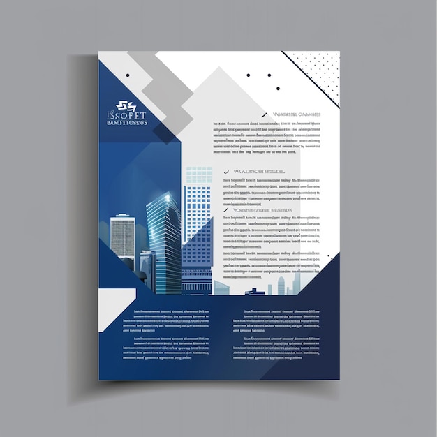 corporate business flyer company vector design