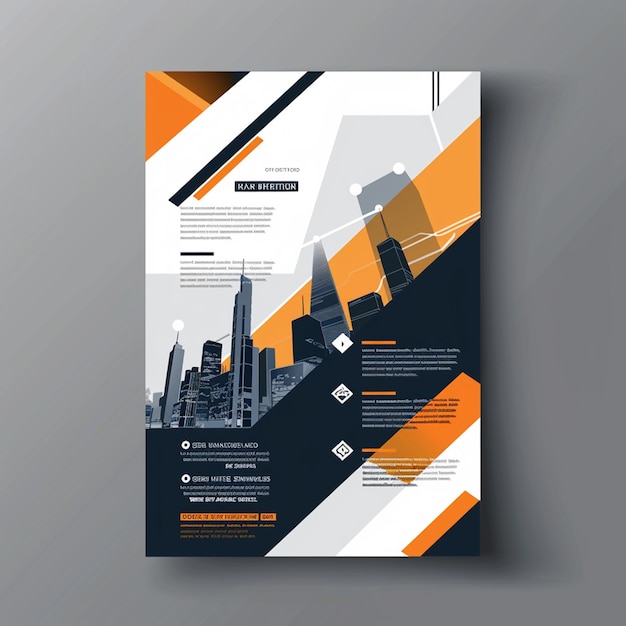 corporate business flyer company vector design