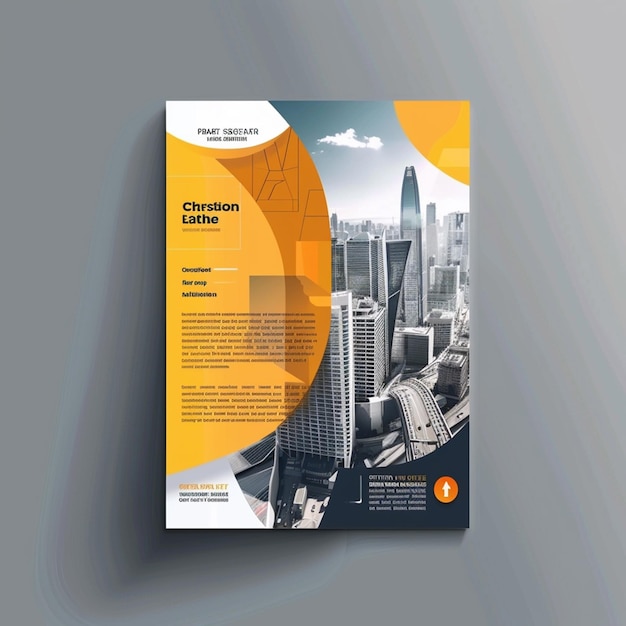 corporate business flyer company vector design