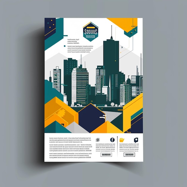 corporate business flyer company vector design