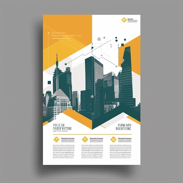 corporate business flyer company vector design