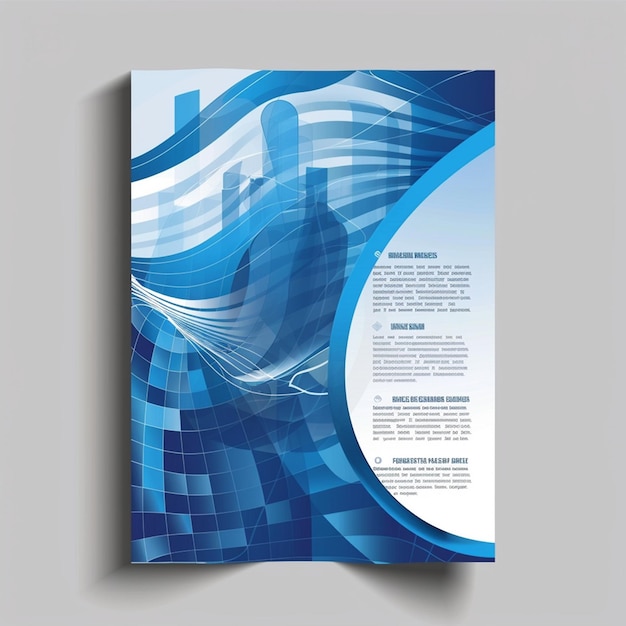 corporate business flyer company vector design