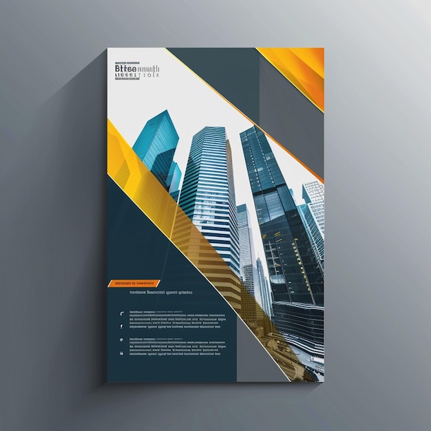 corporate business flyer company vector design