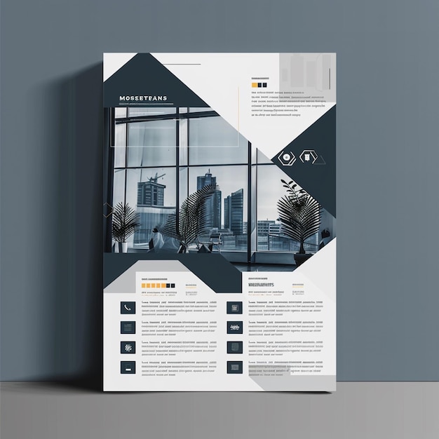 corporate business flyer company vector design