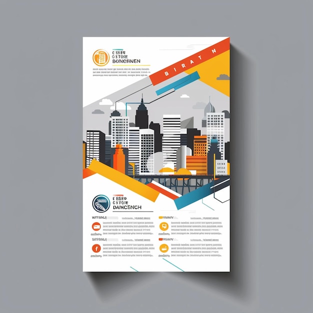 corporate business flyer company vector design