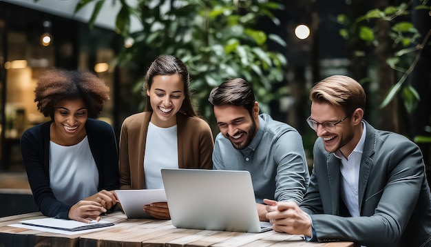 Corporate business team in a meeting