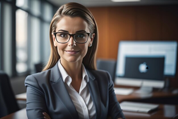 A corporate photo of company employee