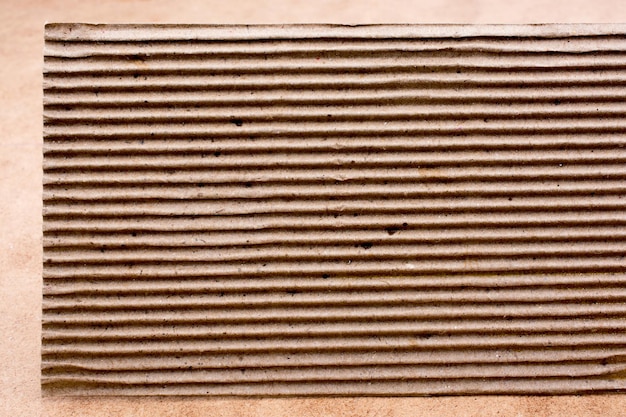 Corrugated cardboard texture as Industrial background