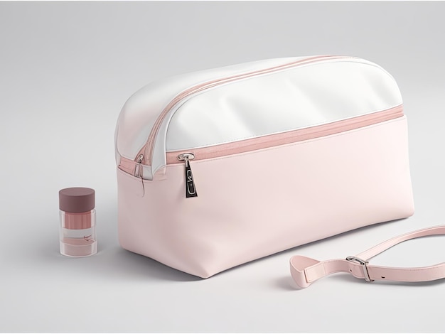 cosmetic bag image of blank mockup