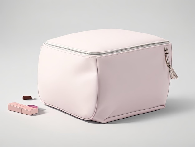 cosmetic bag image of blank mockup