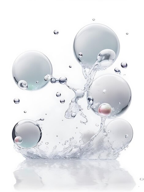 cosmetic essence liquid bubbles molecules antioxidant of liquid bubble