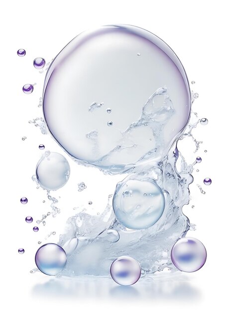 cosmetic essence liquid bubbles molecules antioxidant of liquid bubble