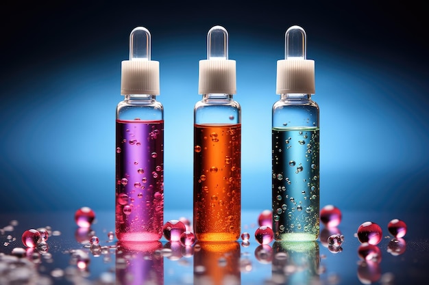 Cosmetic essence liquid bubbles molecules antioxidant of liquid bubble