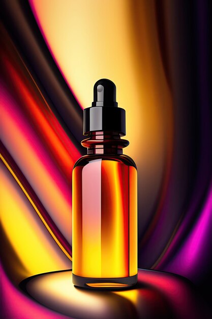 Cosmetic Oil Abstract Background