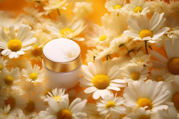 cosmetic product with chamomile extract toner serum decorative cosmetics personal care products