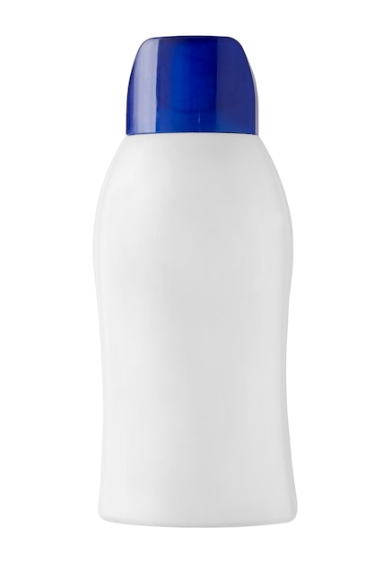 Cosmetics bottle isolated