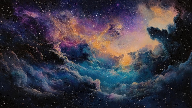 Cosmic Clouds and Stars in a Galaxy