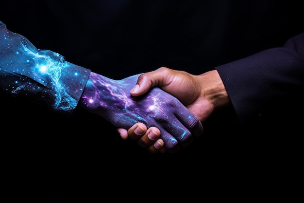 Cosmic Collaborations black Background Business photo