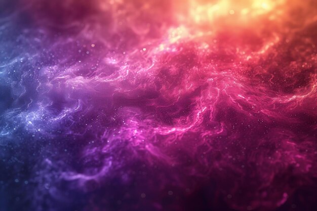 Cosmic Nebula Colorful Explosion of Energy and Vibrancy Abstract Space Art