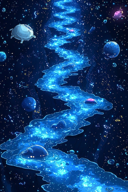 Cosmic River of Light