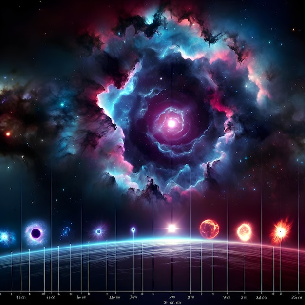 Cosmic Star Life Cycle and Nebula Formation