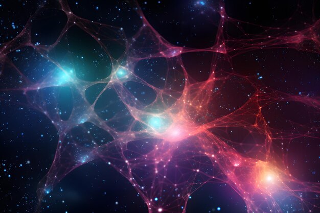 Photo cosmic synaptic web