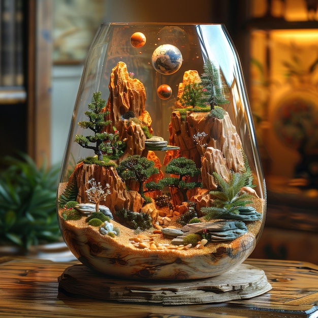 Cosmic terrarium workshop create miniature space ecosystems