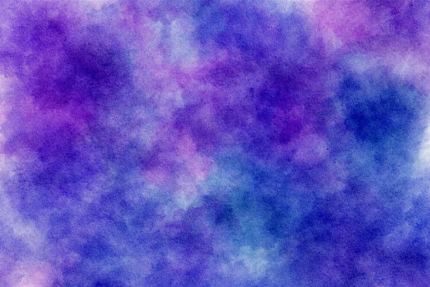 Cosmic watercolour texture Abstract purple background