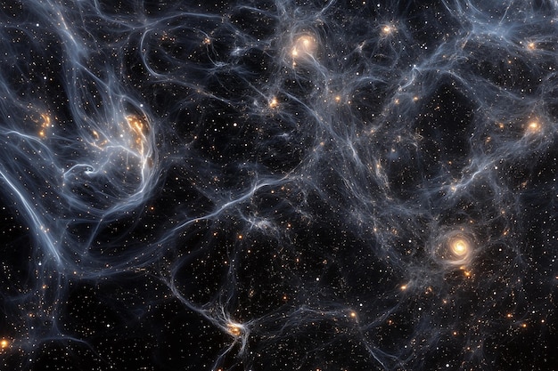 Photo cosmic web of galaxies