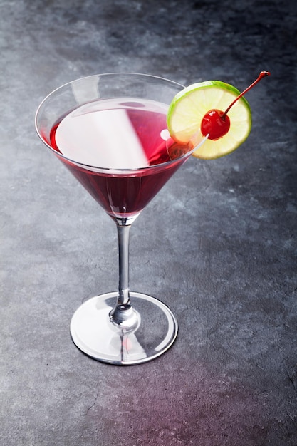 Cosmopolitan cocktail